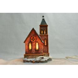 Intratuin Kerstdorp Kerk met Zangkoortje