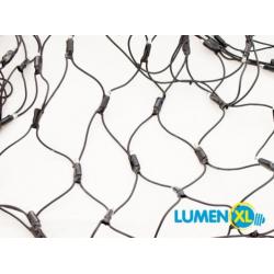 Kerstverlichting lichtnet rubber - 2x1 meter 200 LEDs