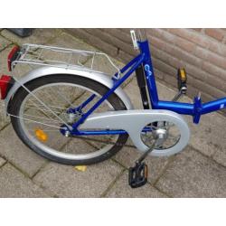 Prima vouwfiets met handrem en Terugtraprem.