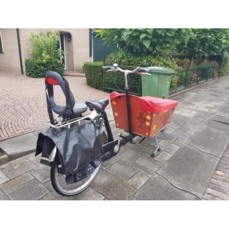 Bakfiets,nl Bakfiets Cargo Long Zwart