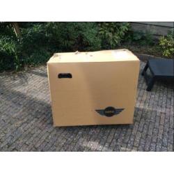 Vouwfiets van het merk MINI type Folding kleur zwart