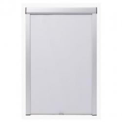 vidaXL Rolgordijn verduisterend wit M08/308