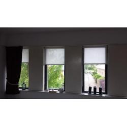 2 x Rolgordijn 91 cm breed en 180 cm lang licht doorlatend