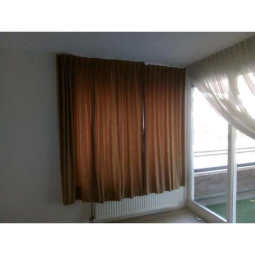 Beige overgordijnen te koop