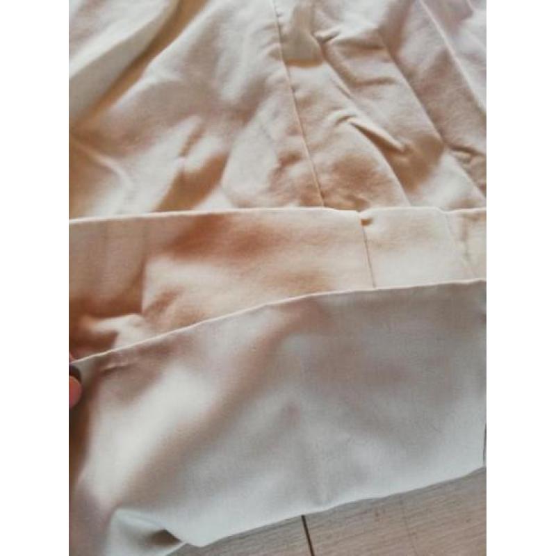Gordijn verduisterend + vitrage 200x270cm plooigordijn beige