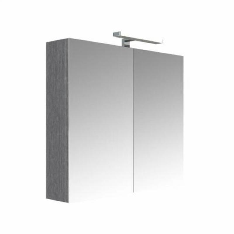 Spiegelkast Allibert Juno LED Verlichting 80x75.2x16cm So...