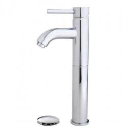 Wastafelmengkraan Abzu Hoog Model Kiwa Met Waste Chroom