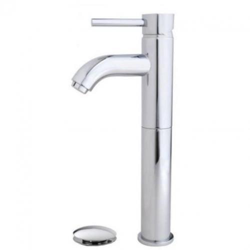 Wastafelmengkraan Abzu Hoog Model Kiwa Met Waste Chroom