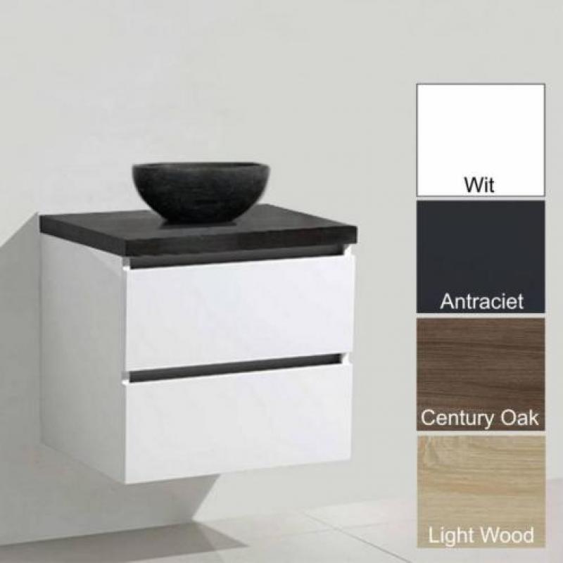 Badmeubel Trend Dynasty 60 Cm Met natuurstenen waskom (4 ...