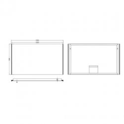Duo Led Spiegel 100X60Cm