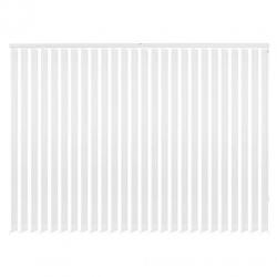 vidaXL Verticale jaloezie wit stof 120x250 cm