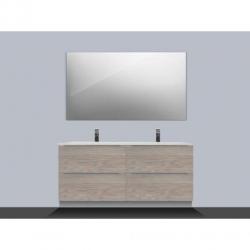 Saniclass EVO badmeubelset 120cm Beach 4 lades met spiegel