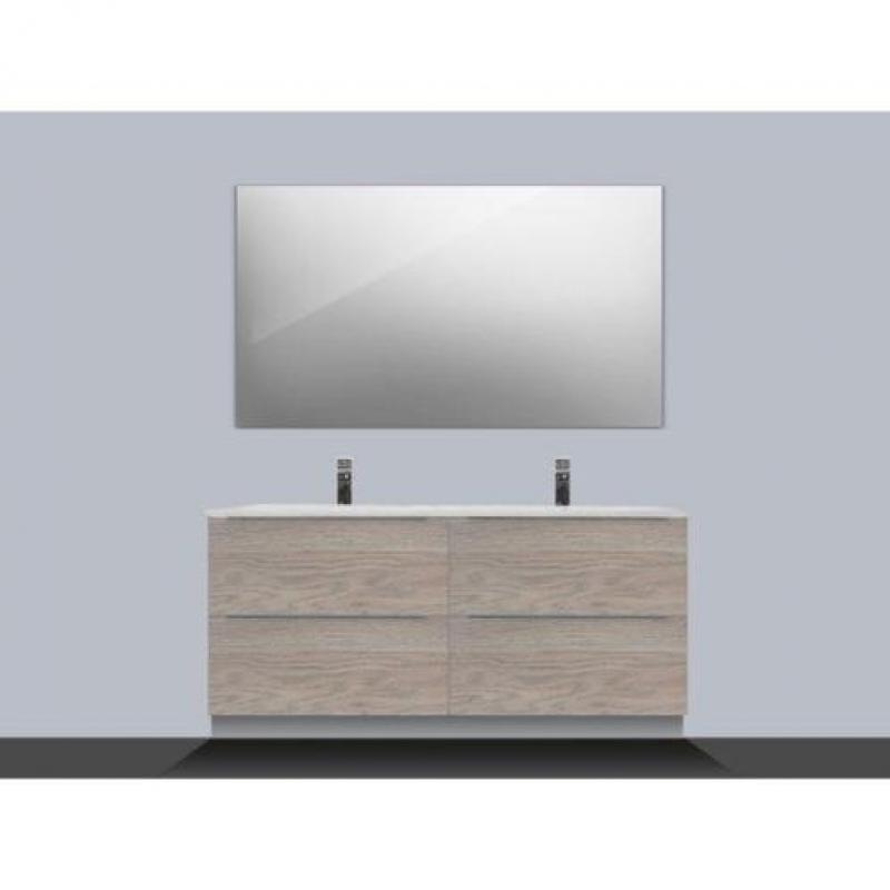 Saniclass EVO badmeubelset 120cm Beach 4 lades met spiegel