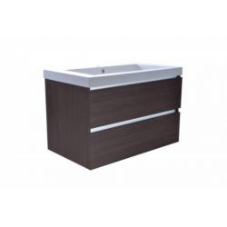 Vision losse onderkast+2 laden 80x47 houtnerf grijs
