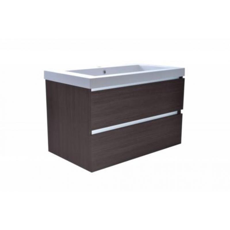 Vision losse onderkast+2 laden 80x47 houtnerf grijs