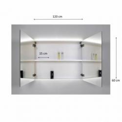 Spiegelkast Sanicare Qlassics Ambiance 120 cm 2 Deuren An...