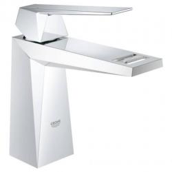 Allure Brilliant wastafelkraan met gladde body chroom