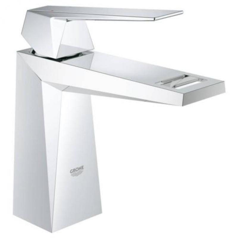 Allure Brilliant wastafelkraan met gladde body chroom