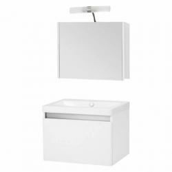 Badmeubelset Differnz Shout 60x49x45 cm Wit (Incl verlich...
