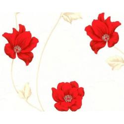 AS Creation Chicago rood bloemen behang 3085-11