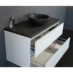 Badmeubel Trend Dynasty 60 Cm Met natuurstenen waskom (4 ...