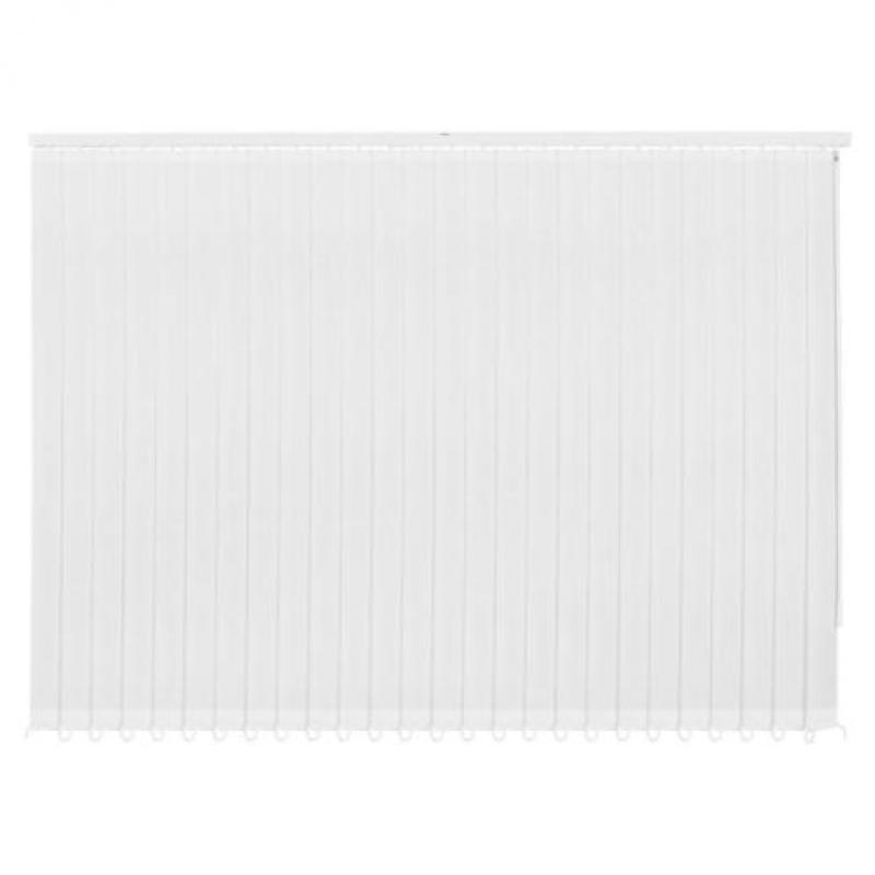 vidaXL Verticale jaloezie wit stof 120x250 cm