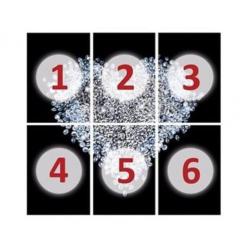 aanbieding Fotobehang Hart 300x280cm Diamant voor €45