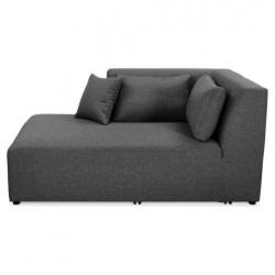 Element van samen te stellen bank 'BELAGIO LONGCHAIR' donker