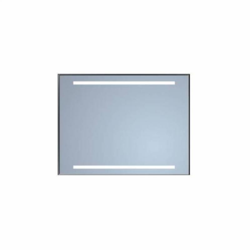 Badkamerspiegel Sanicare Q-Mirrors Twee Horizontale Banen...