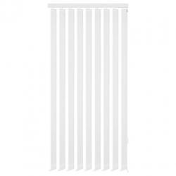 vidaXL Verticale jaloezie wit stof 120x250 cm
