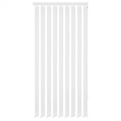 vidaXL Verticale jaloezie wit stof 120x250 cm