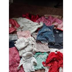 Pakket meisjes baby kleding! Maat 50 en 56