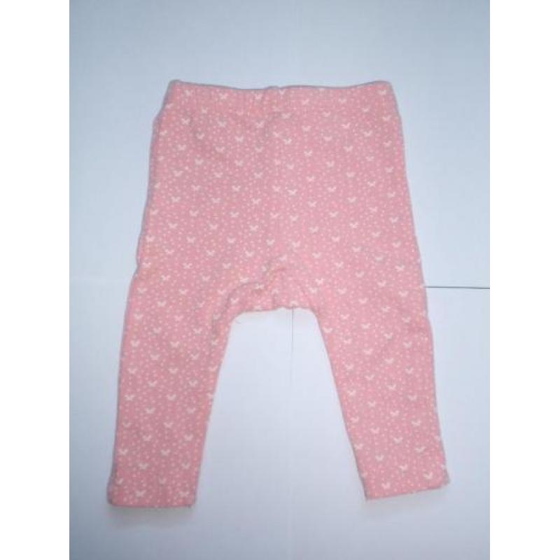 Noppies Roze Broekje Legging Broek Stipjes Wit maat 50 56 48