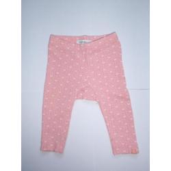 Noppies Roze Broekje Legging Broek Stipjes Wit maat 50 56 48