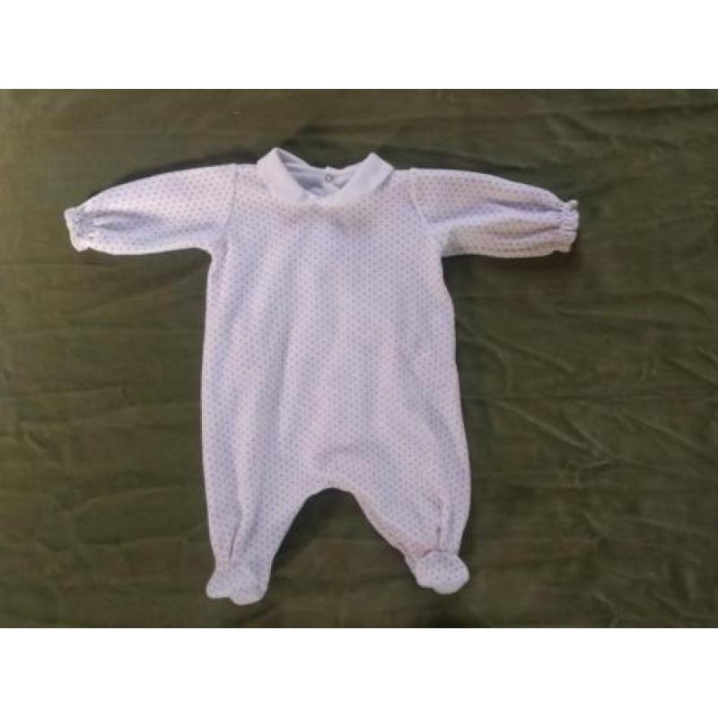 Petit Bateau boxpakje onesie wit goud glitter 50 / 56