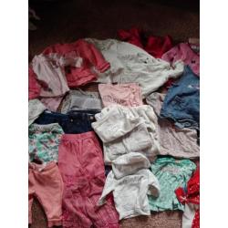 Pakket meisjes baby kleding! Maat 50 en 56