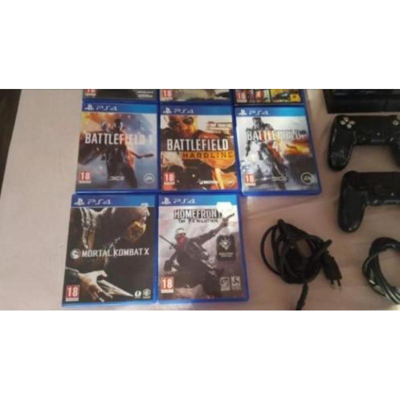 PlayStation 4 + heel veel spellen & toebehoren