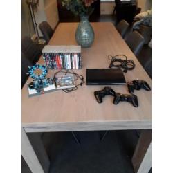 Playstation 3 compleet incl. 3 controllers en veel games