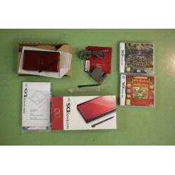 Nintendo DS Lite, bordeaux rood