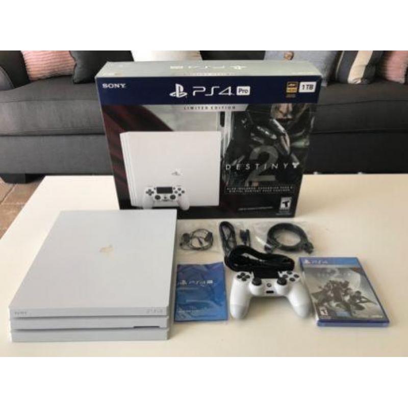 PlayStation 4 Pro 1 TB met games en bon