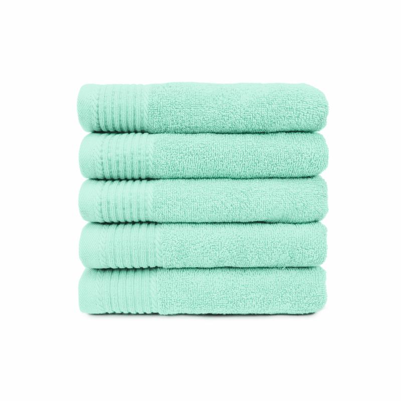 The One Badhanddoek 450 gram 70x140 cm Mint (5 stuks)